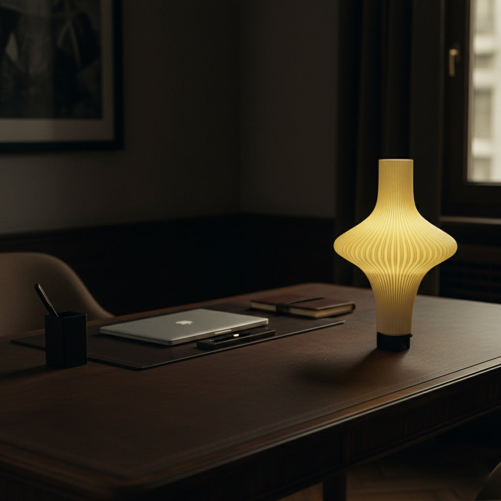 Zeya Max Vanilla Button Lamp | Rechargeble Lamp