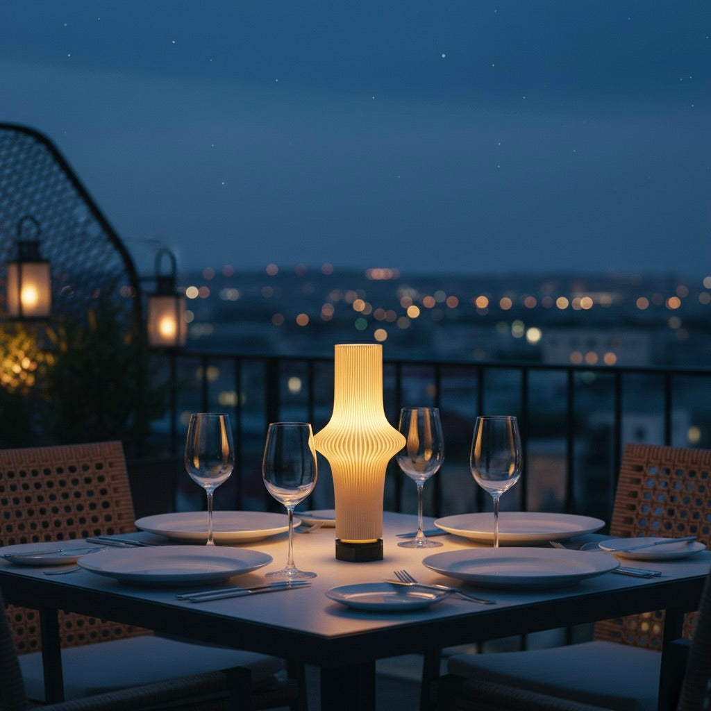 Zeya Butter Button Lamp | Portable Lamp