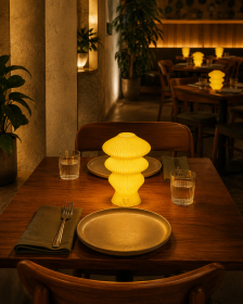Portable Table Lamps for Cafés and Restaurants