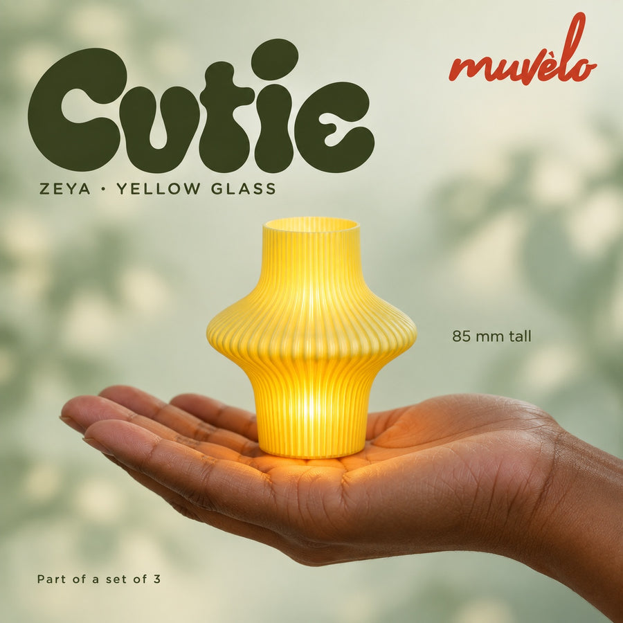 Cutie Zeya Trio | Yellow Glass