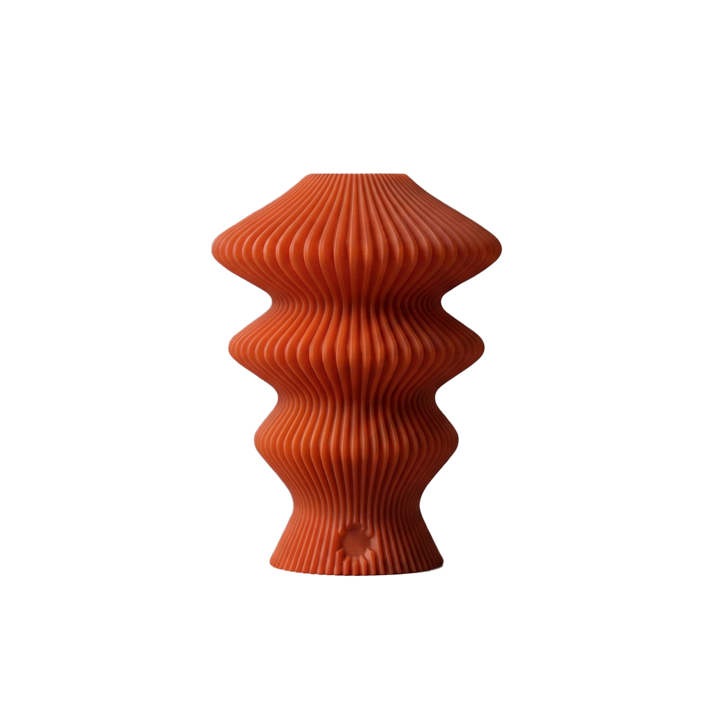 Orange Ruvaa Mono portable table lamp switched off