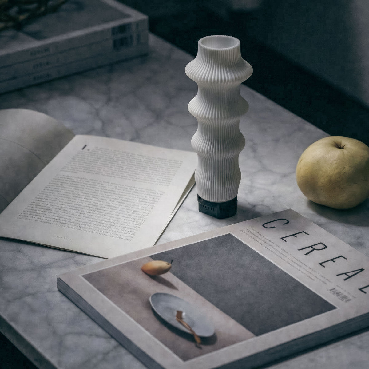 Ruvaa Vanilla Button Control | Rechargeable Table Lamp