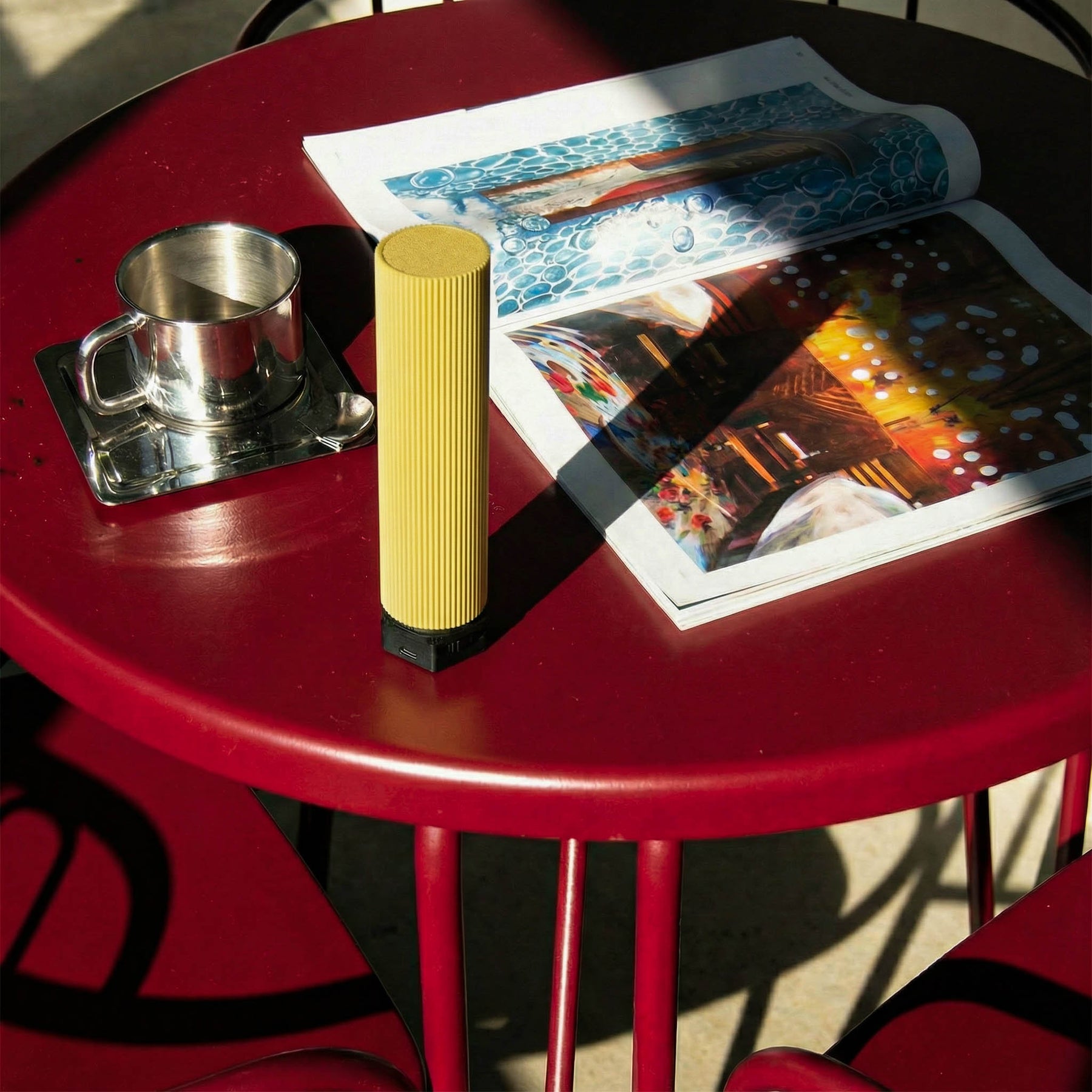 Tratto Butter Button Control | Rechargeable Table Lamp