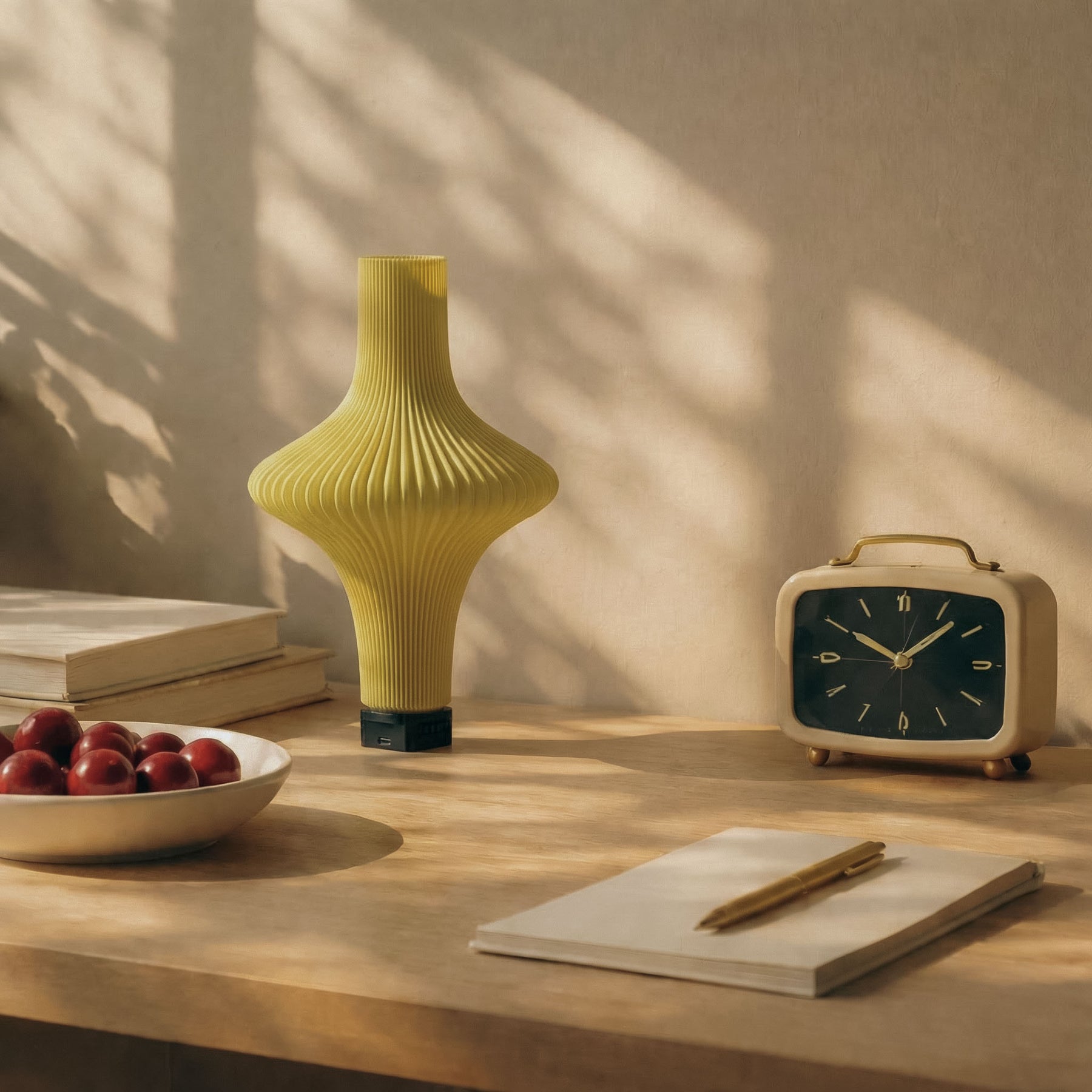 Zeya Max Butter rechargeable table lamp switched off