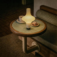 Zeya Max Vanilla Button Lamp | Rechargeble Lamp